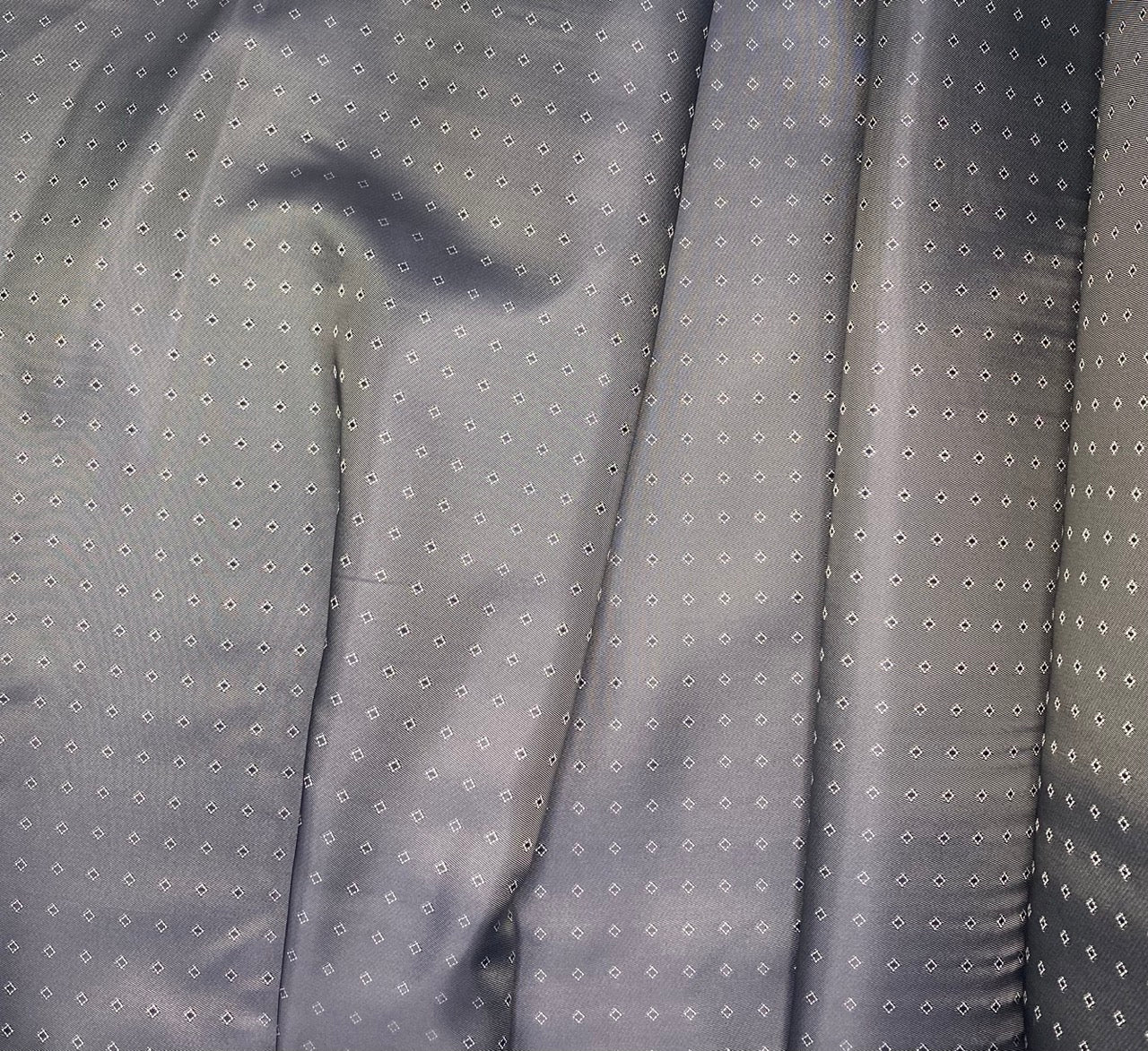 Grey Pattern - Acetate Viscose Lining
