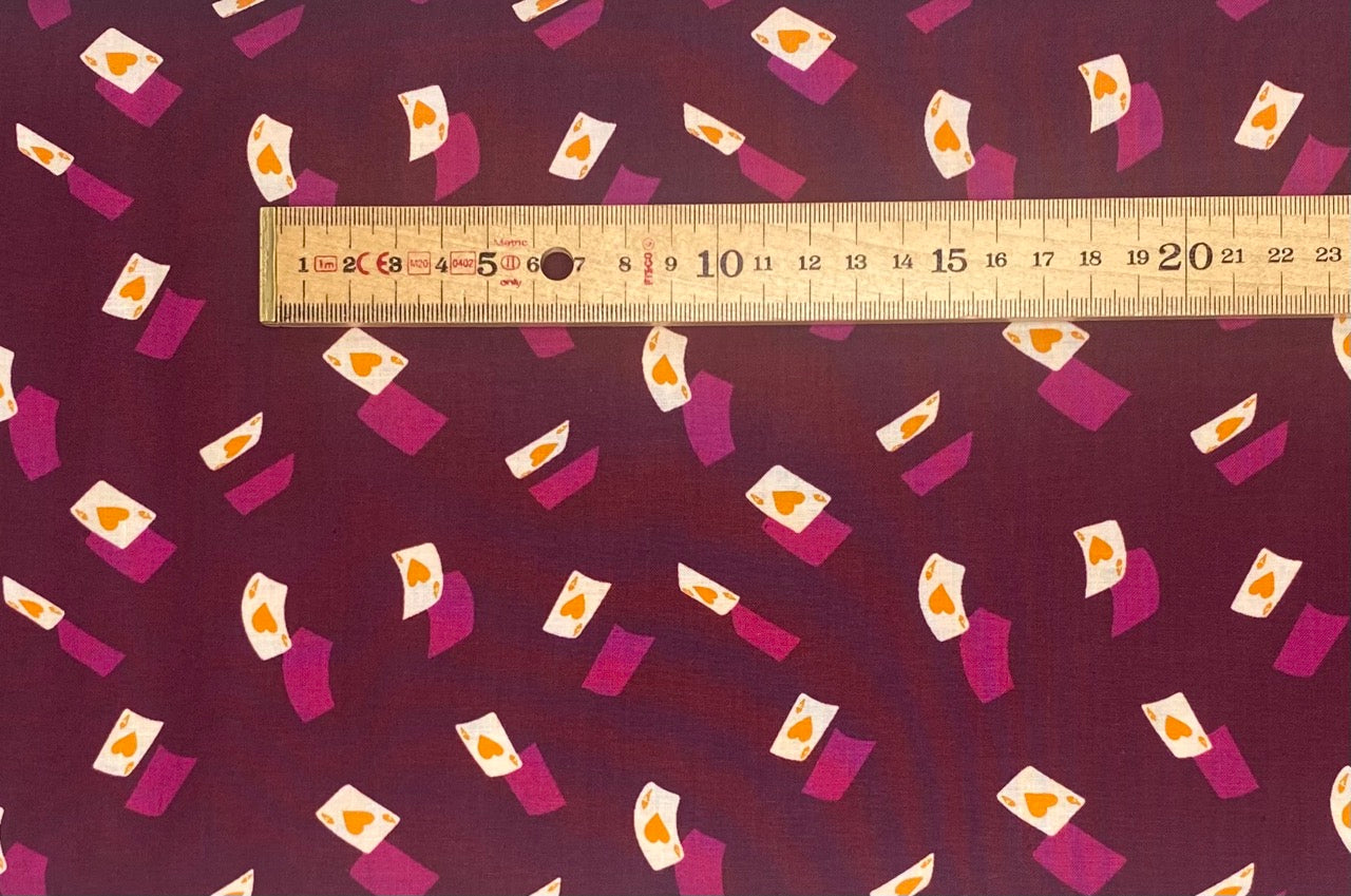 Falling Aces - Purple Velvet