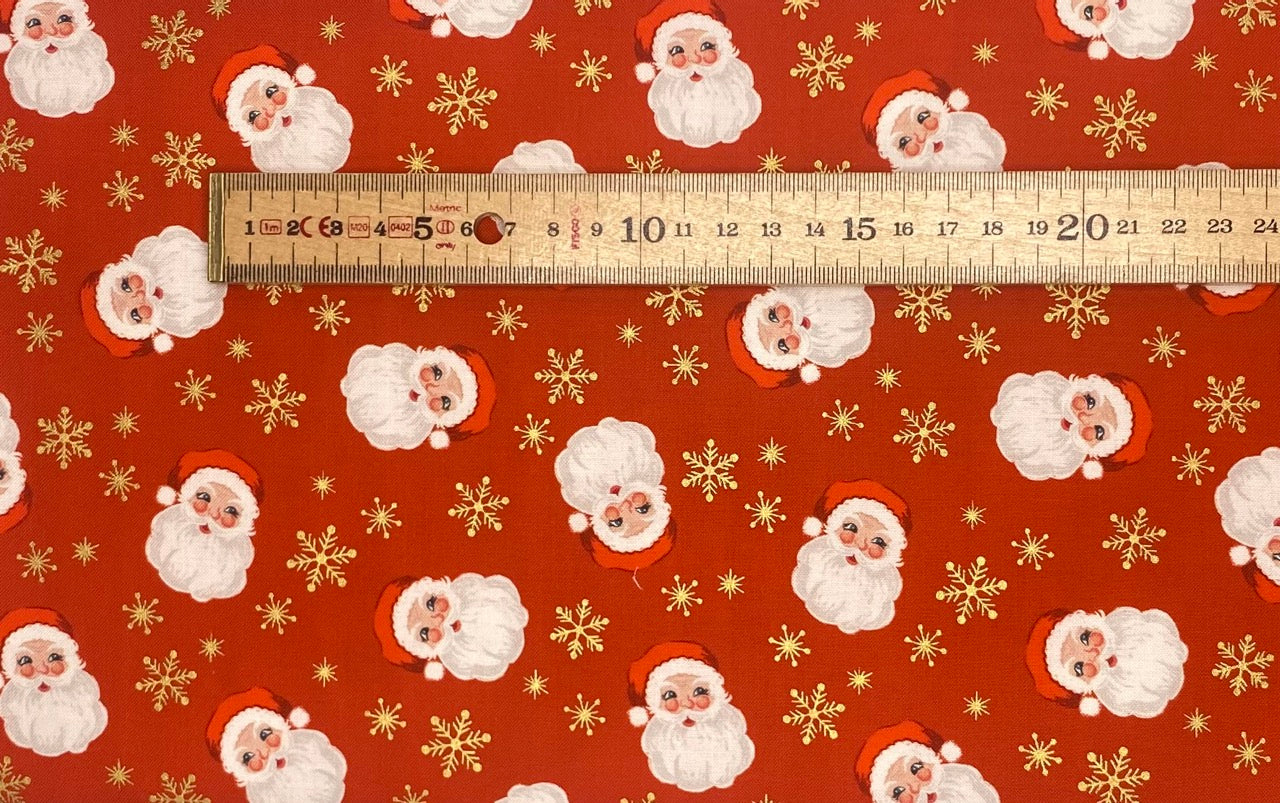 Santa on Red (with Pearl)