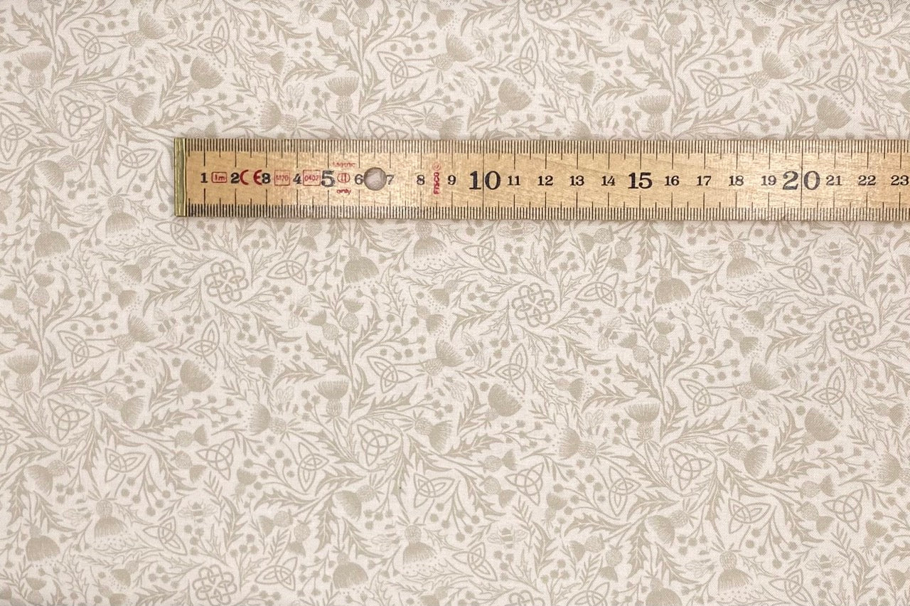 Celtic thistle cream on cream