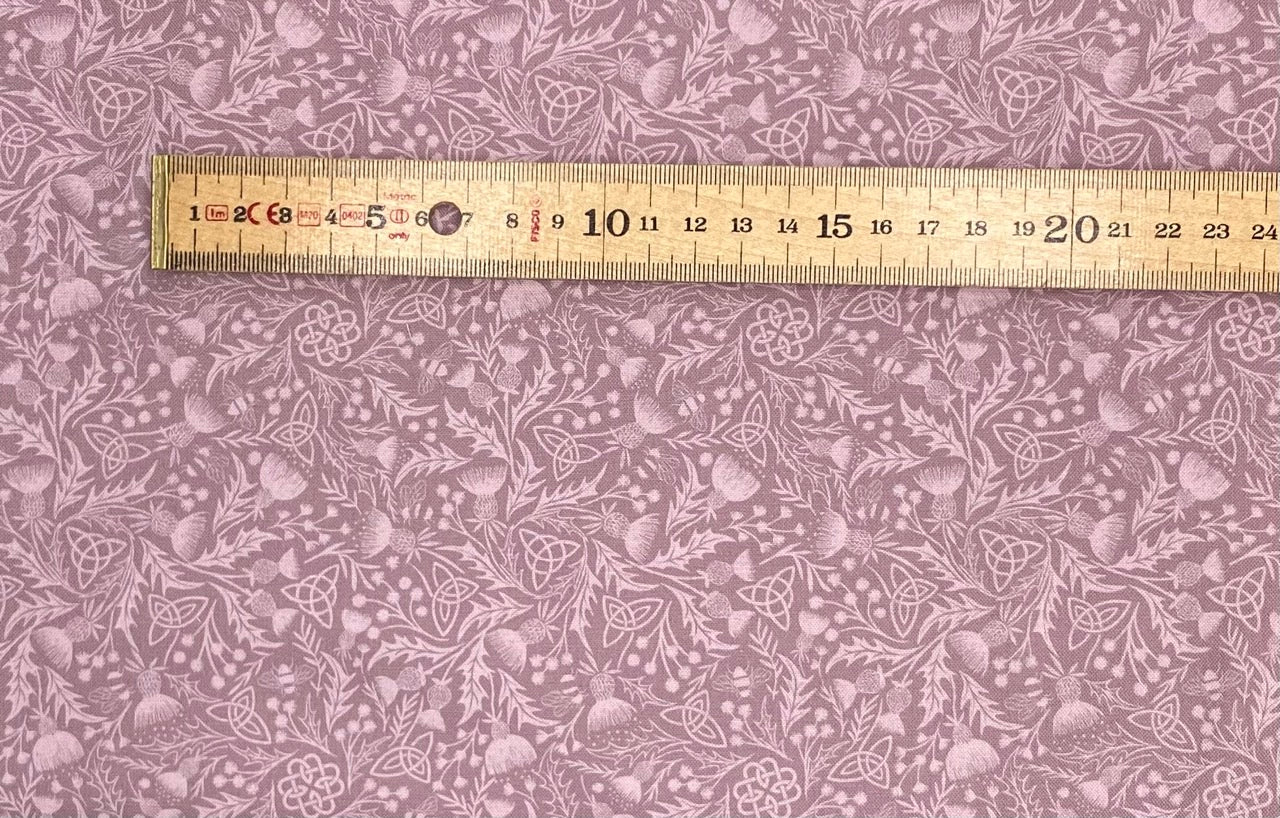 Celtic thistle on heather