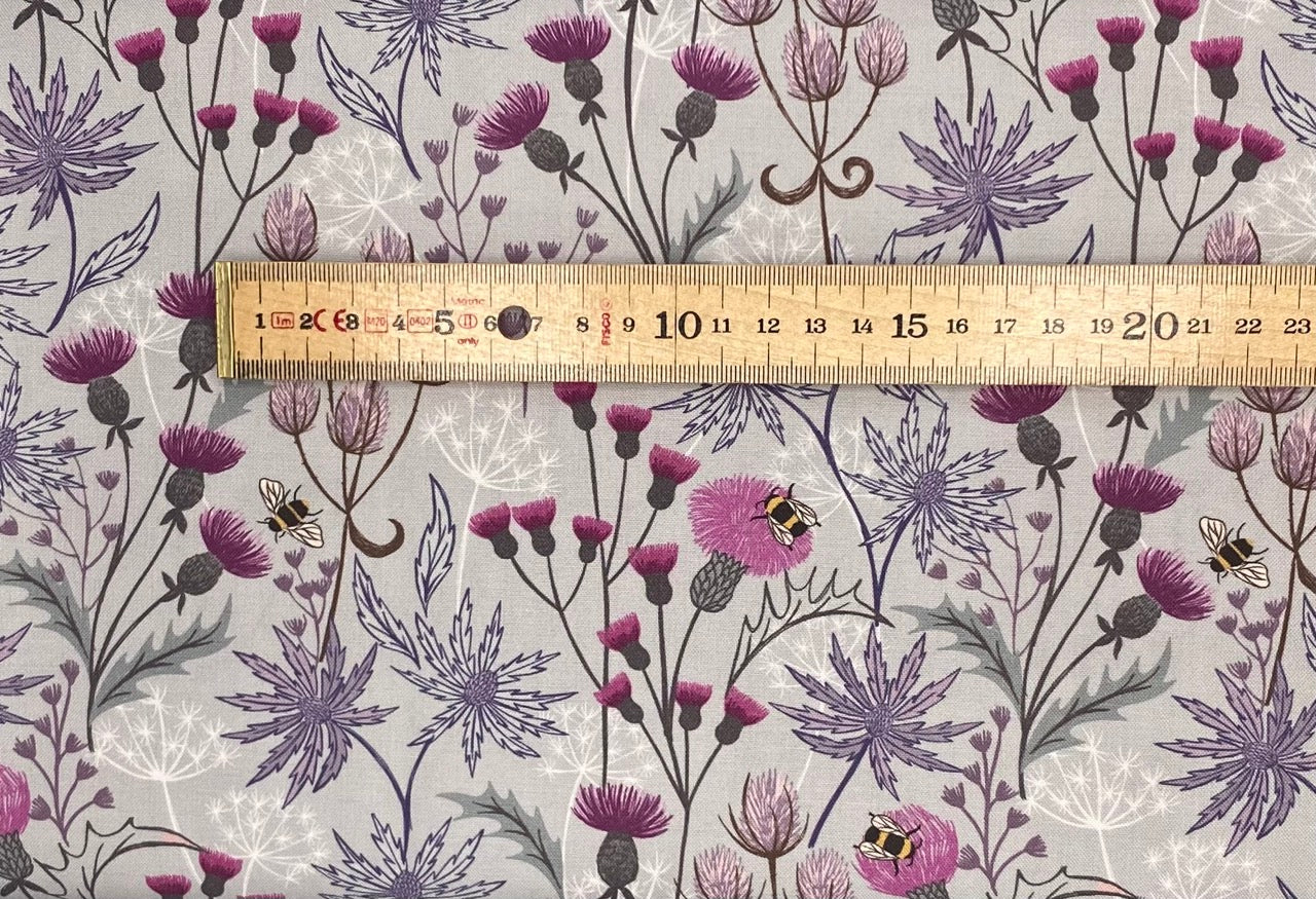 Celtic floral on blue