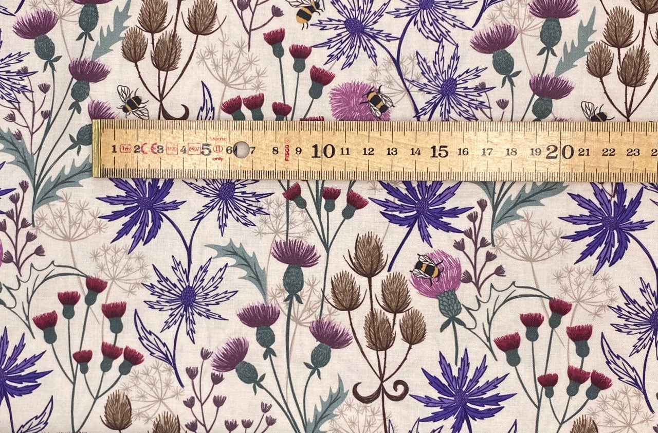 Celtic floral on cream