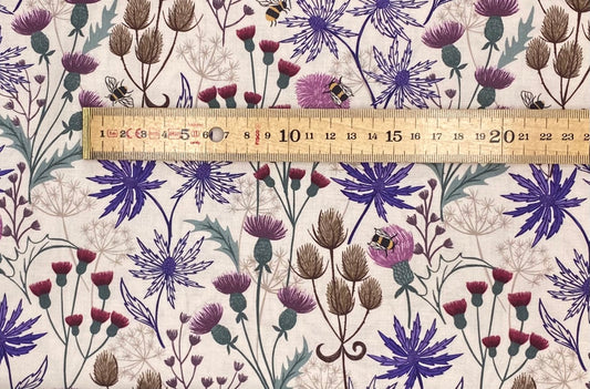 Celtic floral on cream