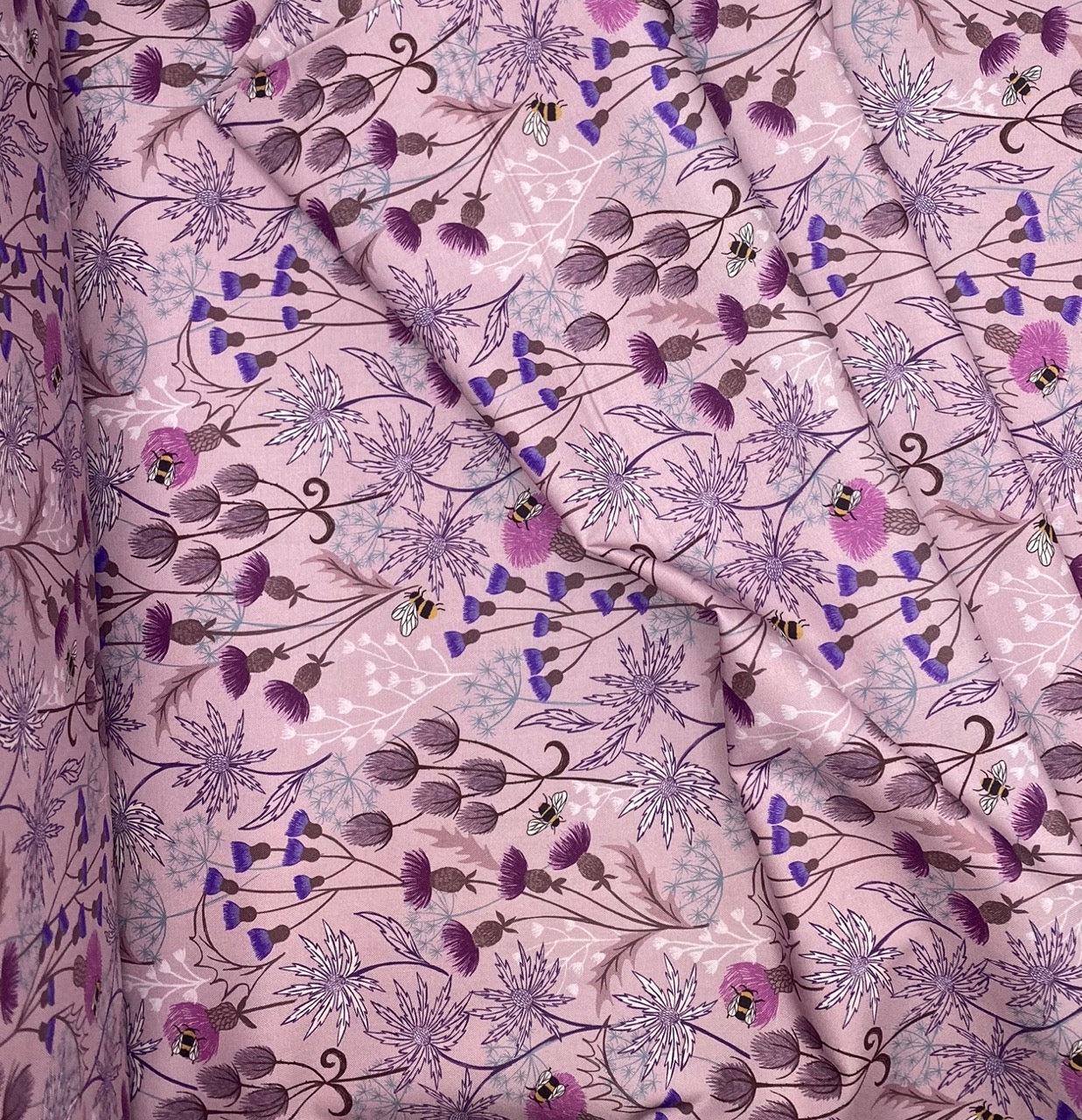 Celtic floral on light heather