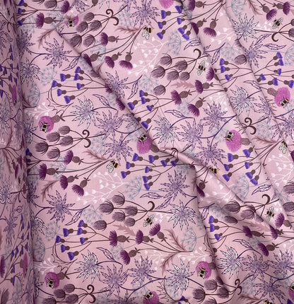 Celtic floral on light heather