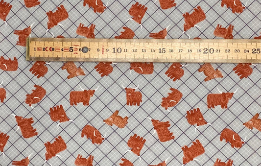 Highlands check blue