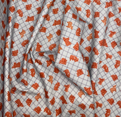 Highlands check blue