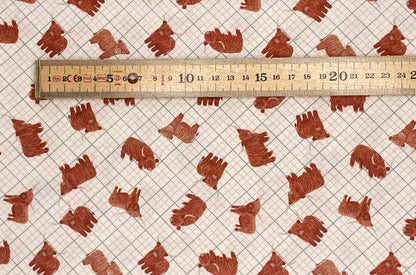 Highlands check cream