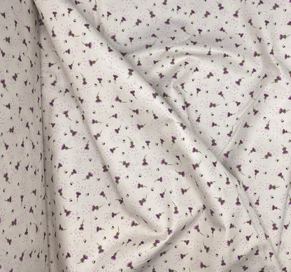 Bee thistle on cream