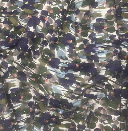 Purple Flower - Viscose