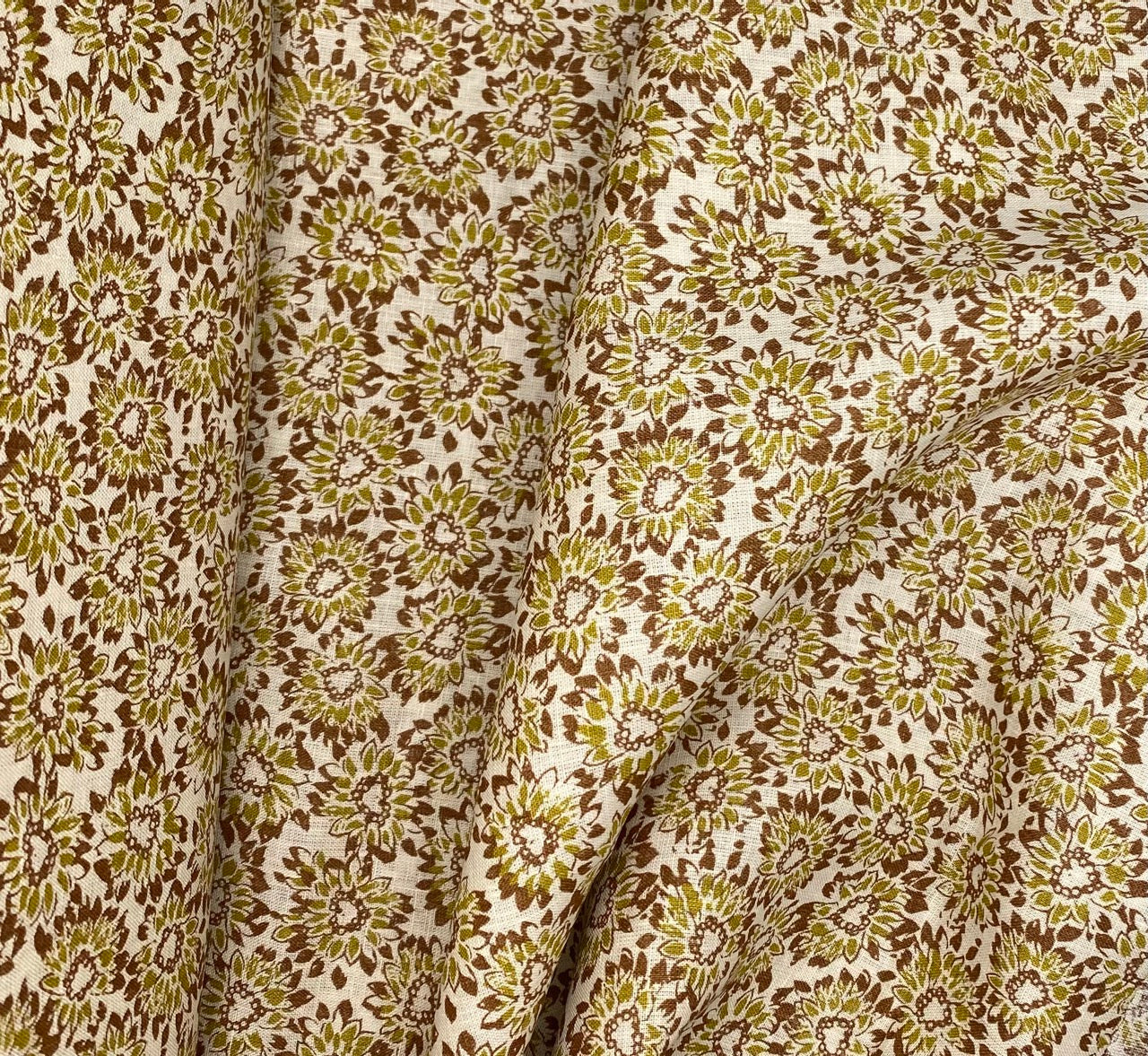 Burnt Floral - Linen