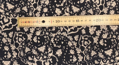 Black Floral - Viscose