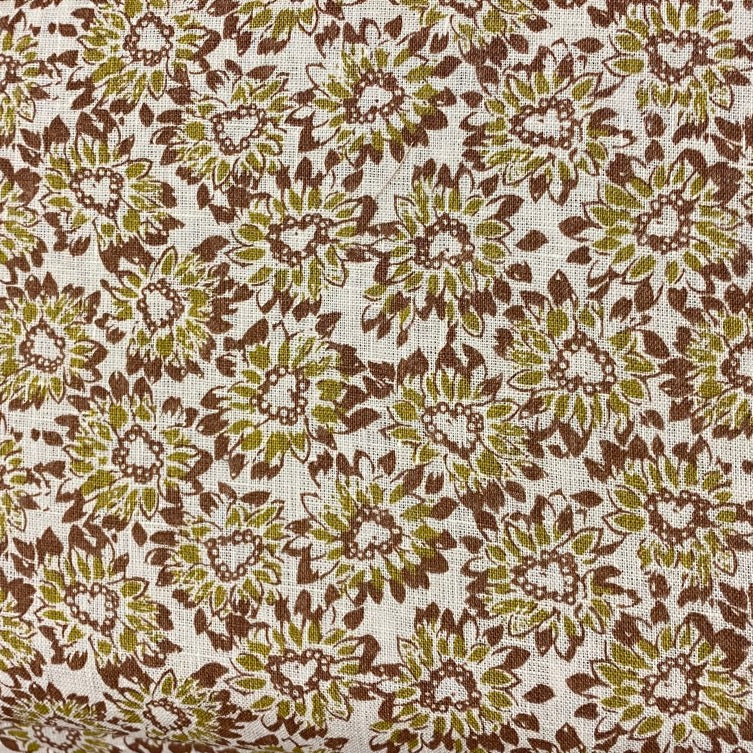 Burnt Floral - Linen