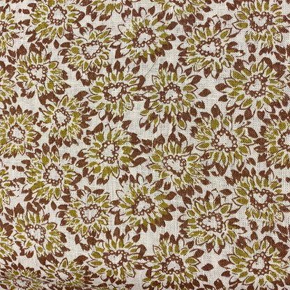 Burnt Floral - Linen
