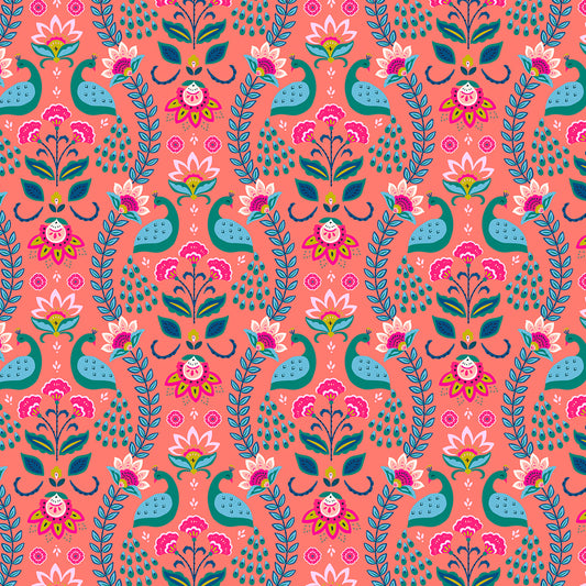 Indian Summer - Pink Peacock