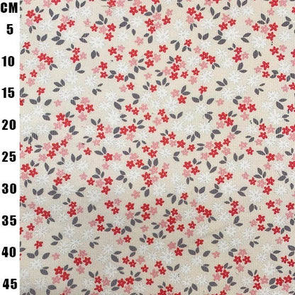Corduroy - Cream Floral