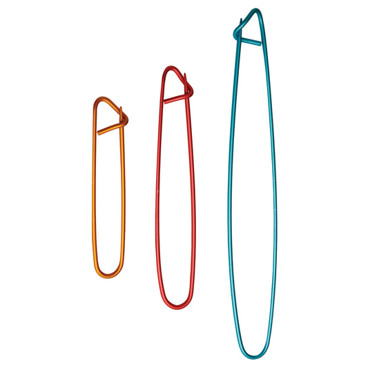 Knit Pro Aluminium Stitch Holders: Set of 3