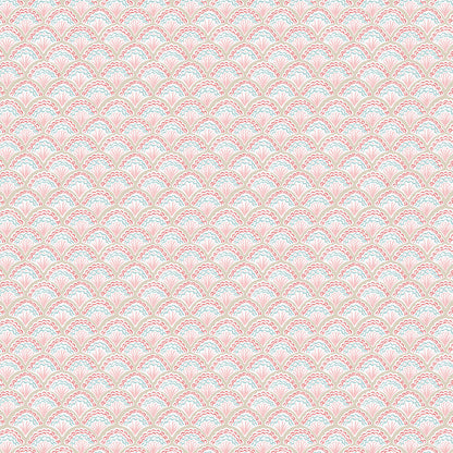 Fancy shells linen and pink