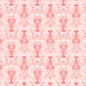 Mirrored lobster light coral pink