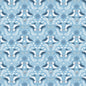 Mirrored puffin blue