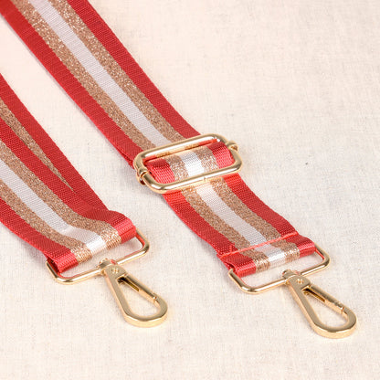 Two-Tone Shoulder Strap: Red