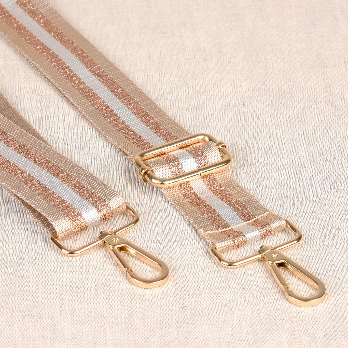Two-Tone Shoulder Strap: Rose Gold