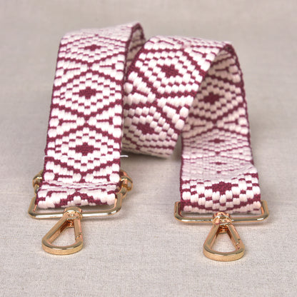Jacquard Shoulder Strap: Magenta