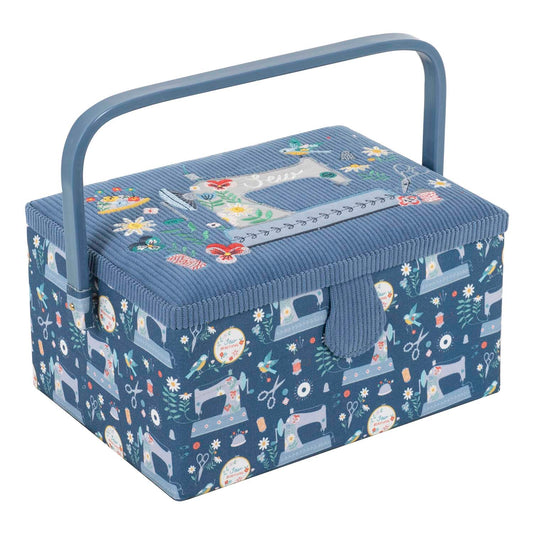 Medium Sewing Box: Embroidered: Sewing Machines
