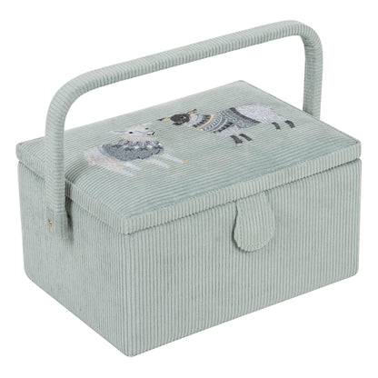 Embroidered Sewing Box: Woolly Pully