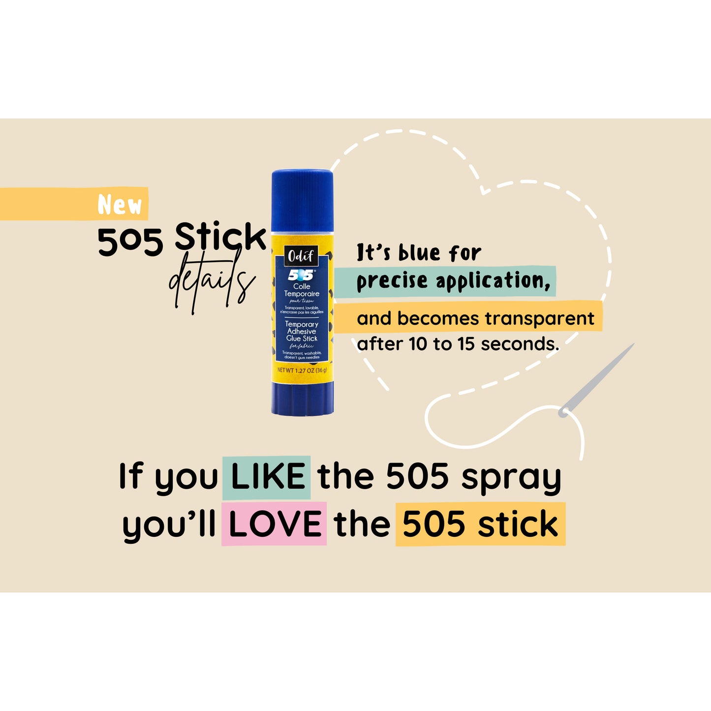 505 Temporary Adhesive Glue Stick