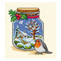 Counted Cross Stitch Kit: Winter Jar