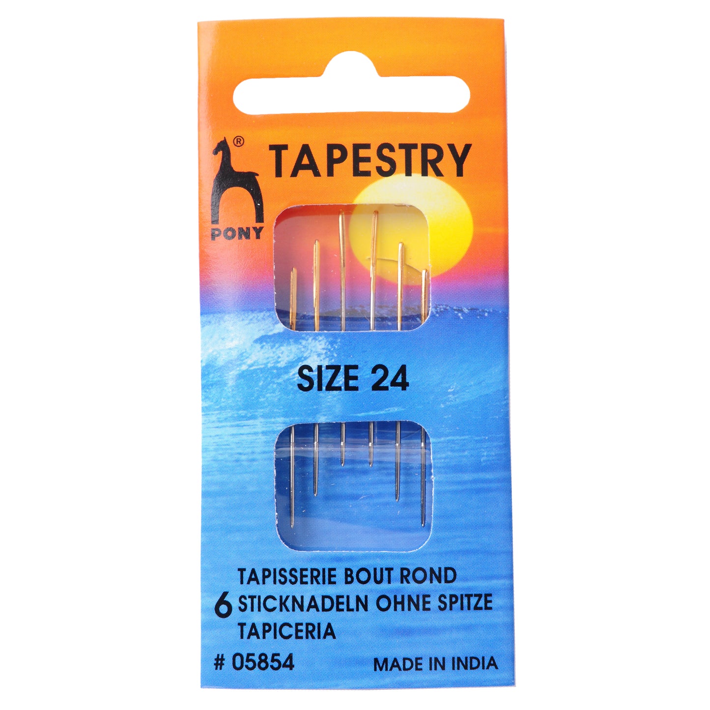 Gold Eye Tapestry Needles: Size 24