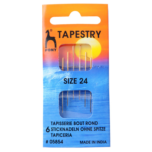Gold Eye Tapestry Needles: Size 24