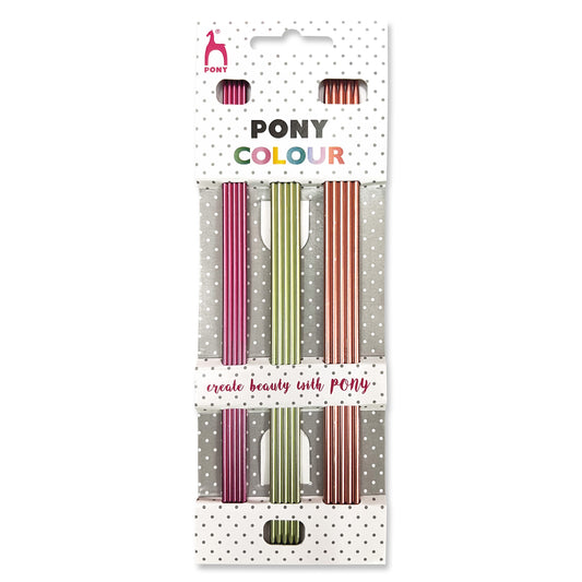 Pony Colour - Double Pointed Knitting Pins: 2.00, 2.50 & 3.00mm