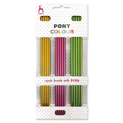 Pony Colour - Double Pointed Knitting Pins: 5.00mm, 4.00 & 4.50mm