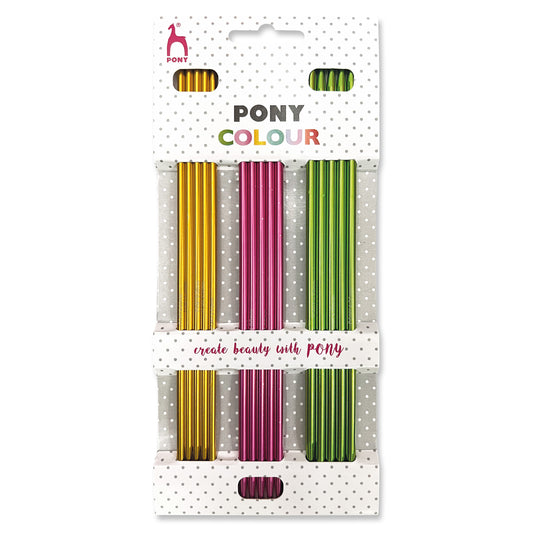 Pony Colour - Double Pointed Knitting Pins: 5.00mm, 4.00 & 4.50mm