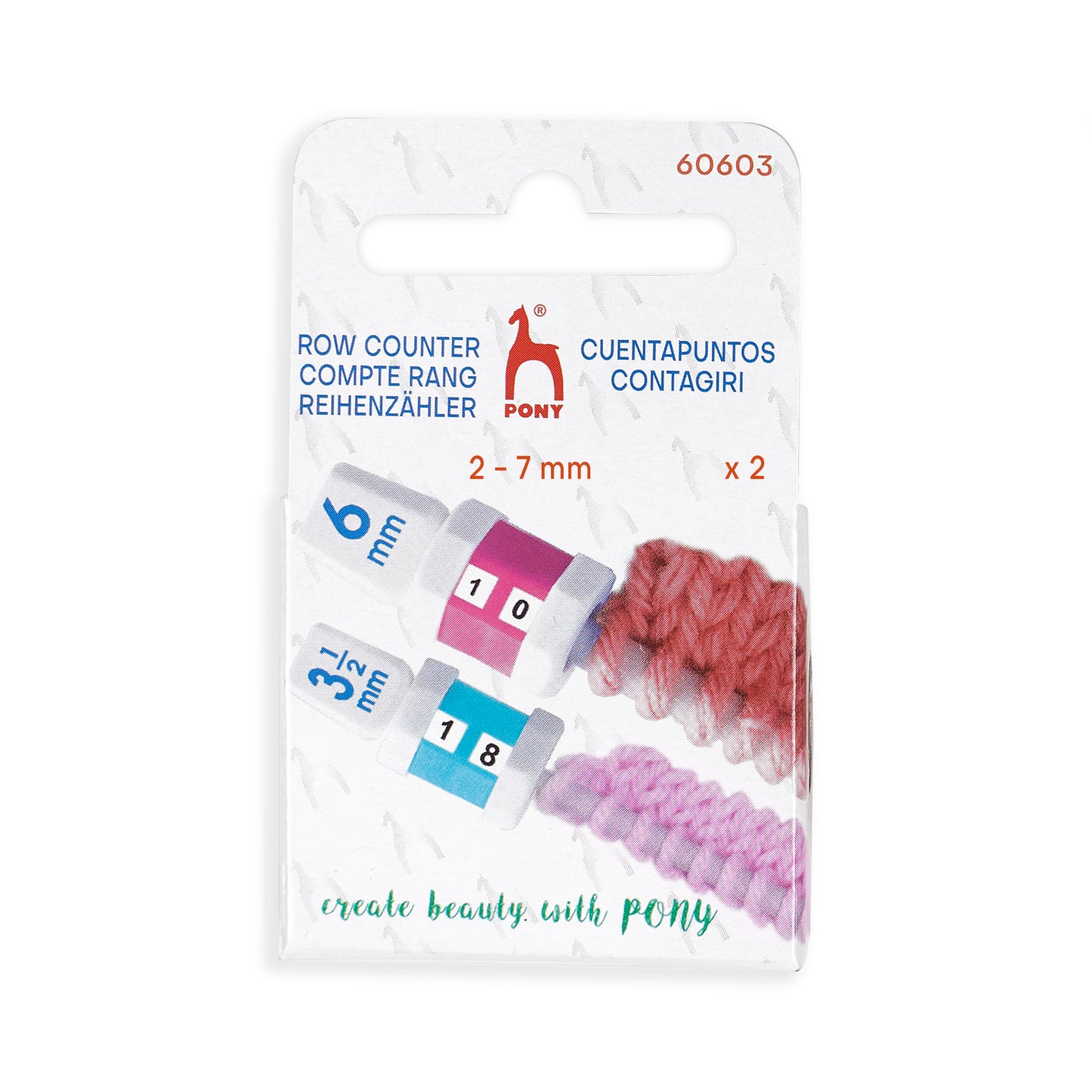 Row Counter: Combi Pack: Sizes 2.00mm - 7.50mm