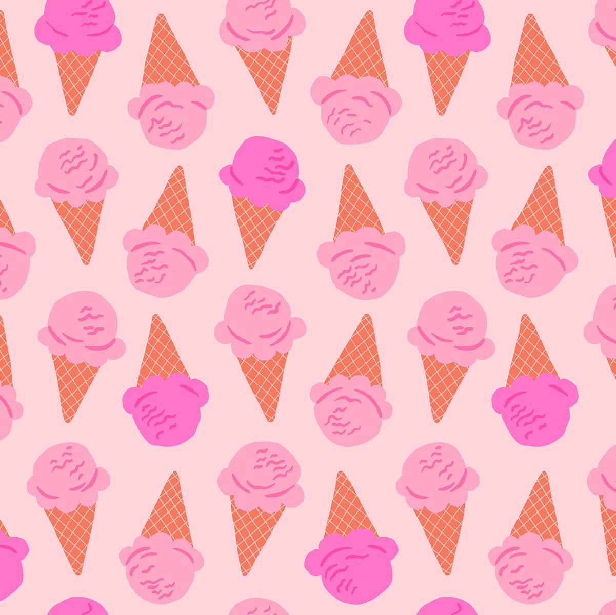 Ice Cream Cone - Pink