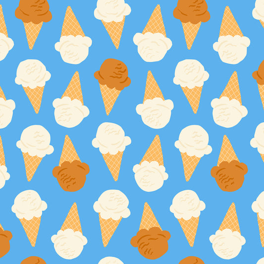 Ice Cream Cones - Blue