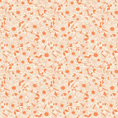 Halloween Floral - Pumpkin