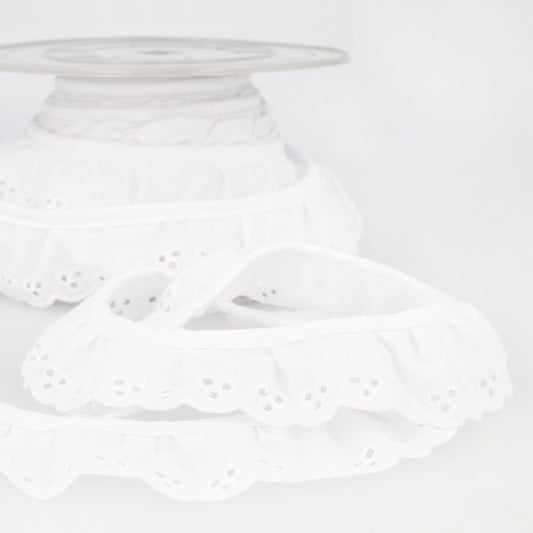 White Broderie Anglaise Lace