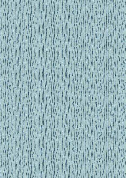 Light blue stitch stripe