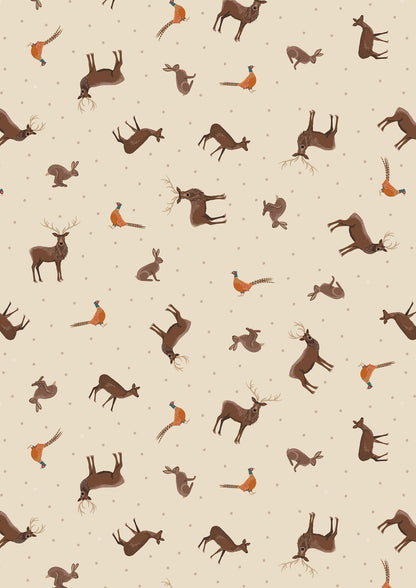 Country animals on natural
