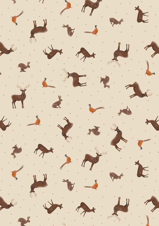 Country animals on natural