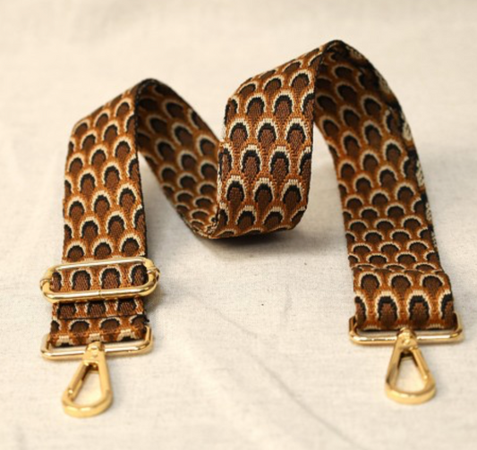 Shoulder Strap: Brown Peacock