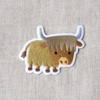 Iron on Motif: Highland Cow