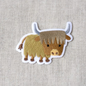 Iron on Motif: Highland Cow