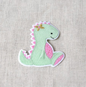 Iron on Motif: Cute Dinosaur