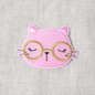 Iron on Motif: Glasses Cat